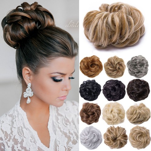 Curly messy bun - bun, piece