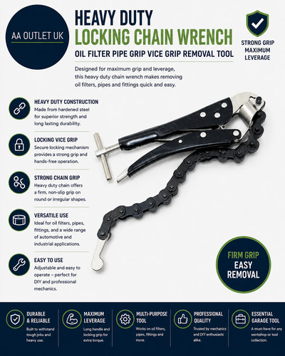 Heavy duty locking chain - duty,