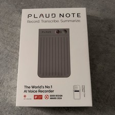 Plaud Note AI Voice Recorder Device/Dictaphone W/Case App Control AI Transcribe 