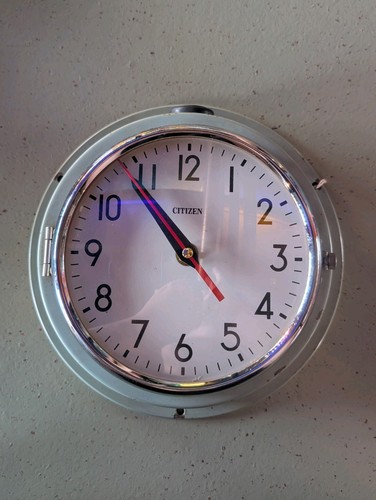 Vintage ships clock citizen - ships,