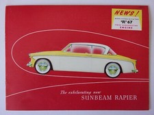 SUNBEAM RAPIER SERIES 1 orig 1955 1956 UK Mkt Sales Brochure
