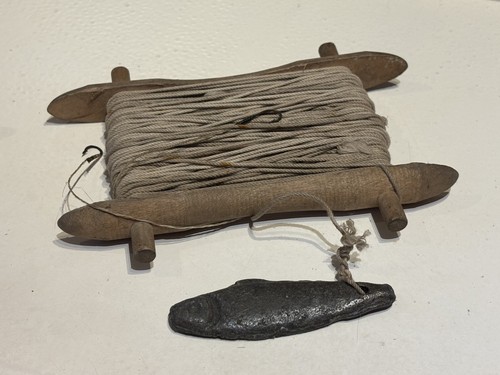Vintage wooden spool lope line - vintage,