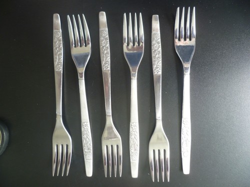 Vintage six set spear - six, of