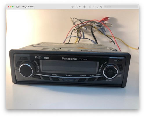 Panasonic c3333u player - panasonic, cq-c3333u