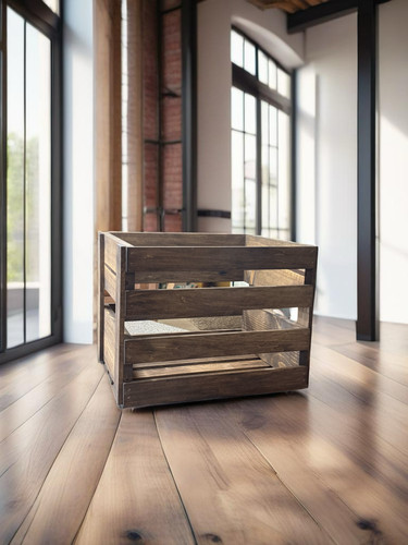 Vinyl wooden crate - vinyl,