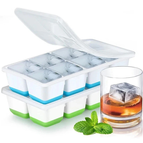 Large silicone ice - silicone, tray