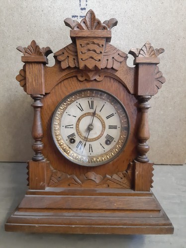 Antique ansonia oak cased - antique,