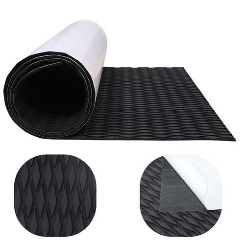 Black eva foam boat - black,