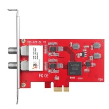 TBS6281SE V2 V2 DVB-T2/C2/T/C(J.83A/B/C)/ISDB-T/C /ATSC1.0 Tuner PCIe Card