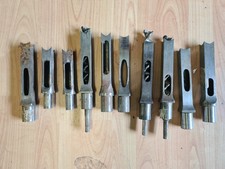 10x 1 inch Mortiser Chisels & 3 Augers