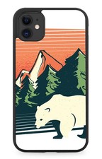 Polar Bear Walking Cartoon