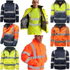 Mens Hi Vis Bomber Jackets Hi