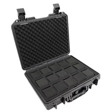 15 WATCH BOX HARD CASE TRAVEL STORAGE PROTECTION WATERPROOF SHOCKPROOF (RRP £79)