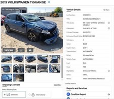 (LOCAL PICKUP ONLY) Trunk/Hatch/Tailgate With Camera Guidelines Fits 18-24 TIGUA