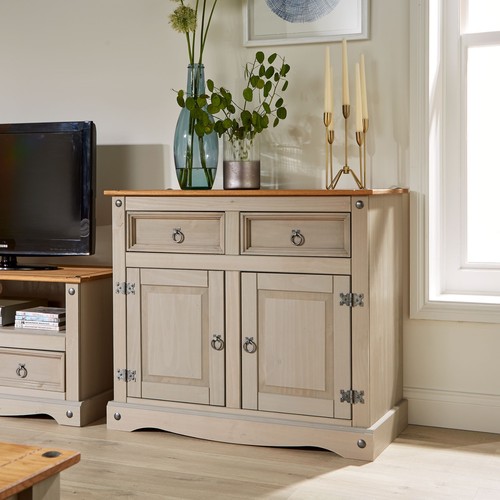 Grey corona pine dining - grey,