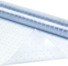 Heavy Duty Clear Vinyl Carpet Protector Non Slip Plastic Floor Mat Office & Home