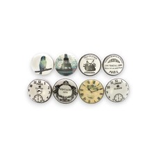 8 Pcs 38mm Ceramic Door Knobs Drawer Cabinet Wardrobe Cupboard Pull Handle