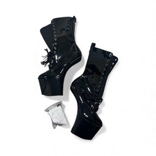 Pleaser Craze 1040 Women’s Platform Heelless Boots In Black Size 9