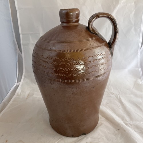 Stoneware flagon salt glaze - flagon,