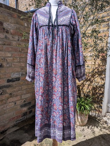 True vintage 70s dress indian - vintage,