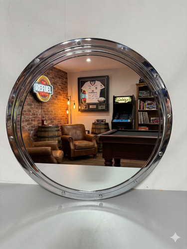Round chrome nautical - round,