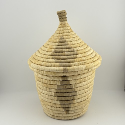 Handcrafted woven coil - woven,