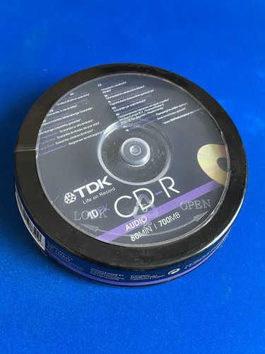 Tdk audio 80min 700mb - audio, cd