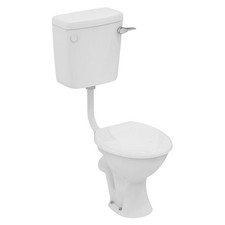 Armitage Shanks Sandringham 21 Low Level Toilet Bottom Inlet Cistern Seat