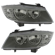 Headlights BMW 3 Series E90 & E91 LCI 2008-2012 Halogen Headlamps 1 Pair LH & RH