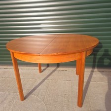 Vintage Mid Century Teak Round