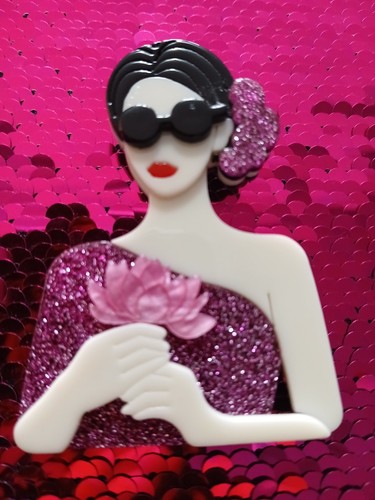 Vintage style ladies head - ladies,