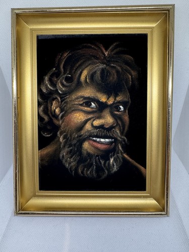 Vintage aboriginal velvet art - vintage,