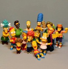 14PCS SET The Simpsons Cartoon Action Figures Toy Funny Homer PVC Figurines Doll