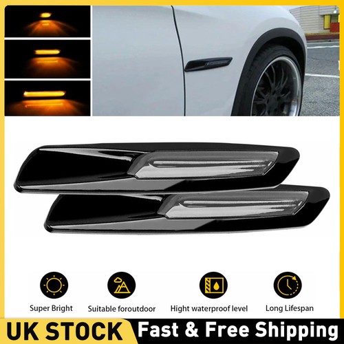 2pcs smoke black trim fender - 2pcs,