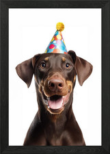 Happy Birthday Doberman Dog