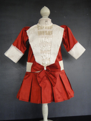 Silk dress for 45cm doll - doll, with