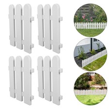  10 Pcs Plastic Fence Baby Garden Railings Landscape Small Border