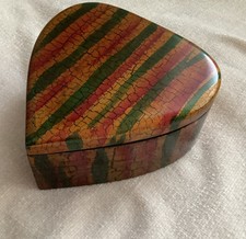 Heart Shaped Lacquered Trinket