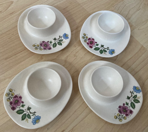Porcelain egg cups - egg, figgjo