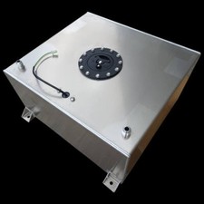60 Litres / 13 Gallons Fuel Cell/tank, Polished Aluminium