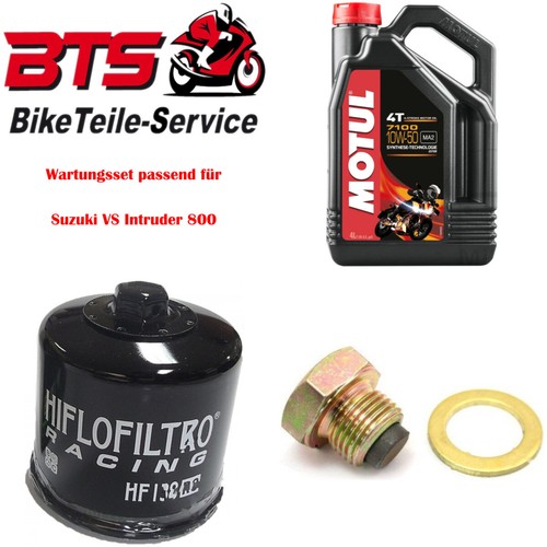 Set oil filter drain plug - 4l,