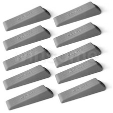 10 x Door Wedge Rubber Heavy Duty Stop Strong Draft Stopper Home Office Non Slip