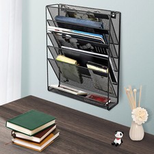 6-Tier Wall-Mounted Magazine &