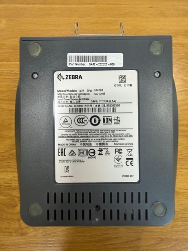 Zebra gk420d lan - gk420d, usb