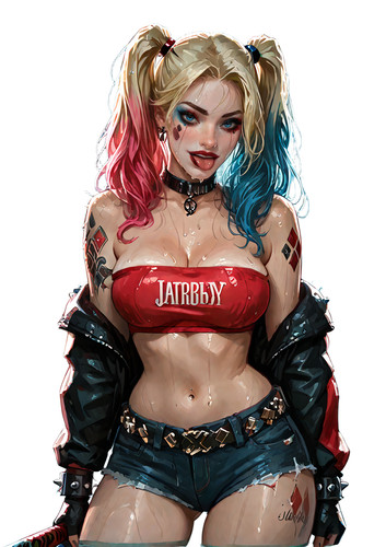 Harley quinn baseball bat - baseball,