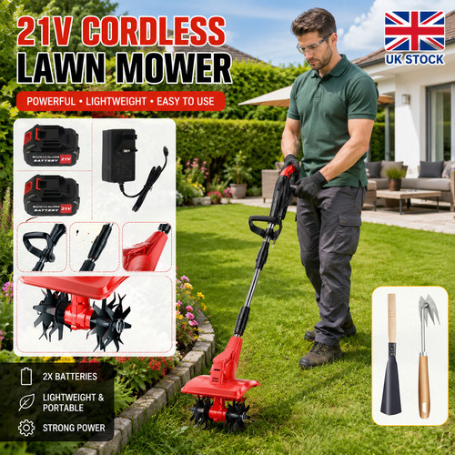 21v cordless cultivator - 21v,