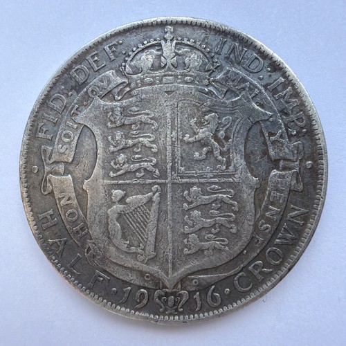 1916 king george half - 1916, v