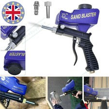 1/4" Portable Air Sandblasting Gun Hand Held Sand Blaster Paint Rust Remover