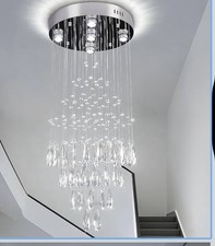 Raindrop Chandelier Modern Crystal Chandelier 5-Lights Raindrop Crystal Chandeli