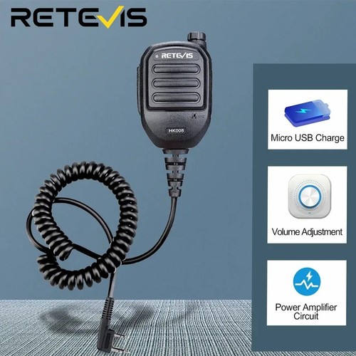 Retevis hk008 pin mic - retevis,